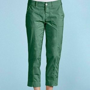 Fresh Produce Safari Pocket Capri Pants Olive  (V)
